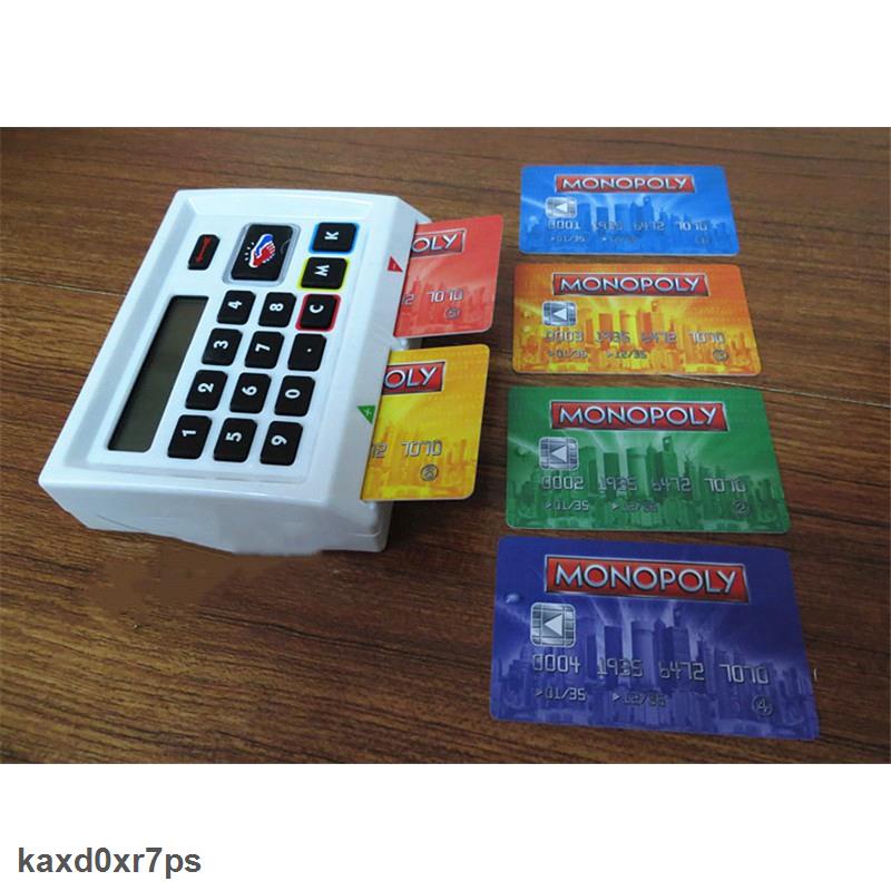 Siêu Giảm Giá Board game Monopoly Ultimate Banking | bộ trò chơi cờ tỷ phú 4.0 ngân hàng điện tử có máy ATM quẹt thẻ tự