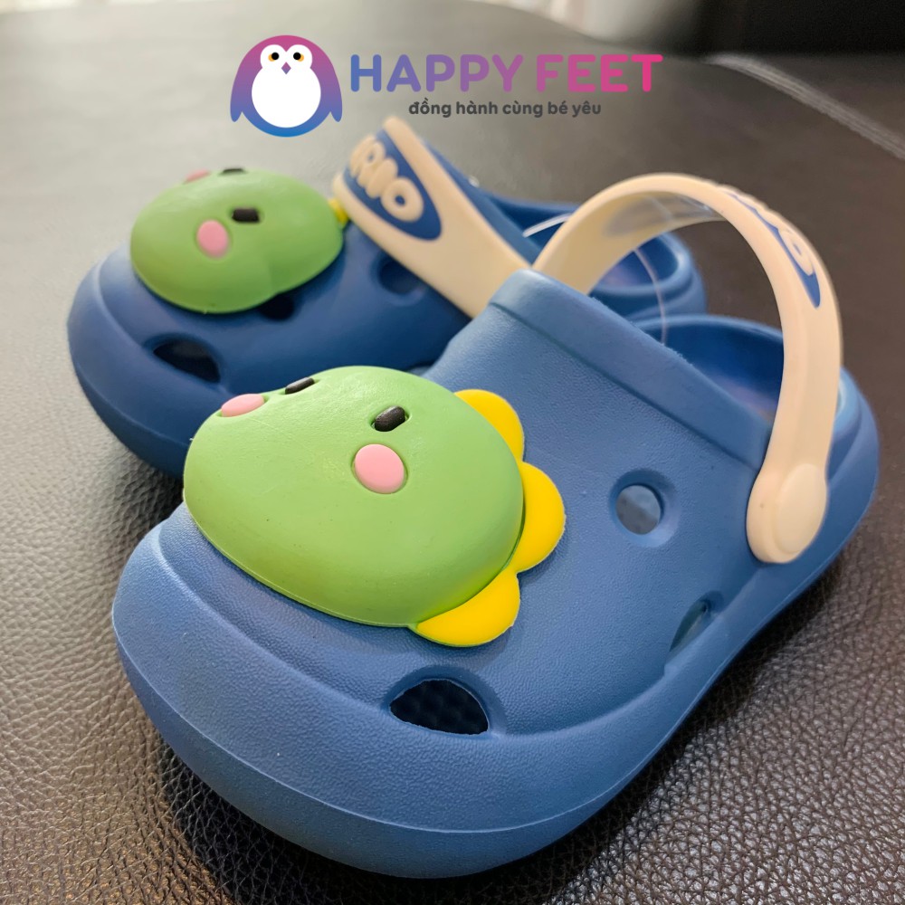 Dép cho bé trai bé gái, sục Cheerfull Mario siêu nhẹ chống trơn chính hãng -Happy Feet- no0189