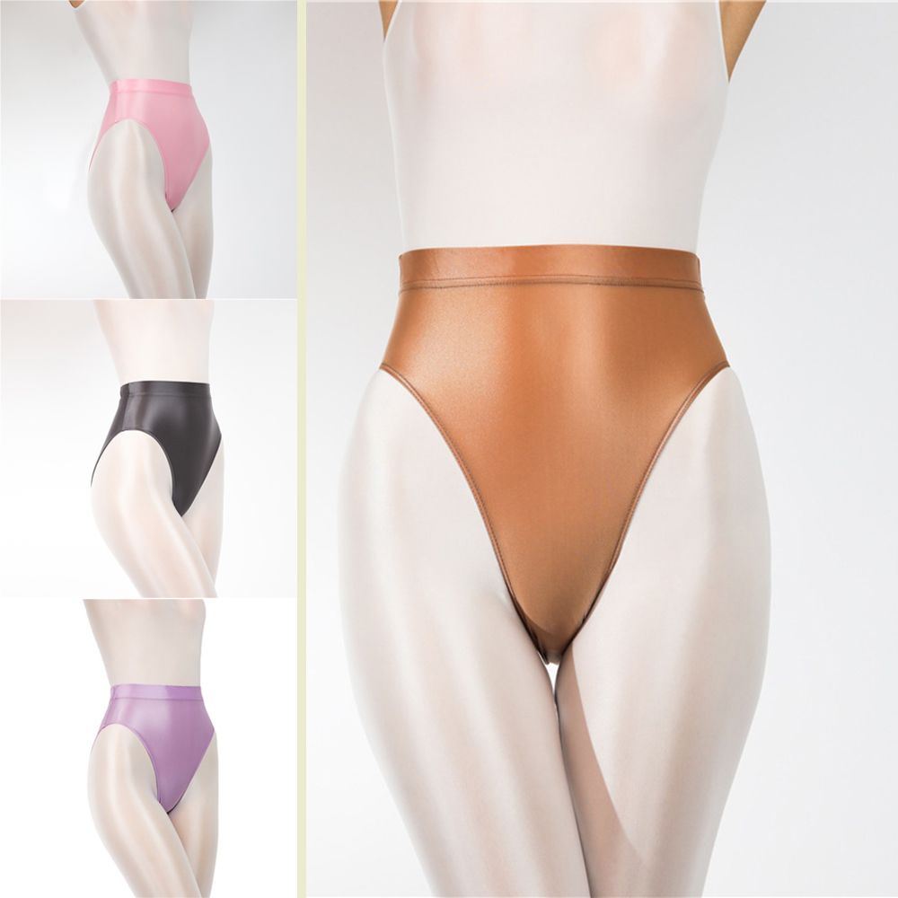 [Hàng mới về] Quần lót siêu mỏng sáng bóng cạp cao cỡ lớn cho nam và nữ