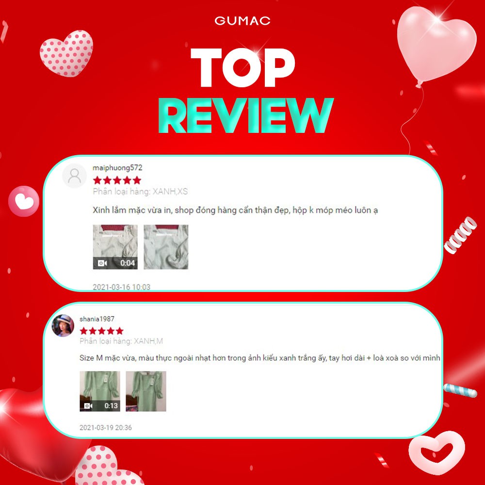 Đầm xòe nữ tay lỡ cổ vuông tay nơ GUMAC màu xanh trơn, trẻ trung, thanh lịch DB381 | BigBuy360 - bigbuy360.vn