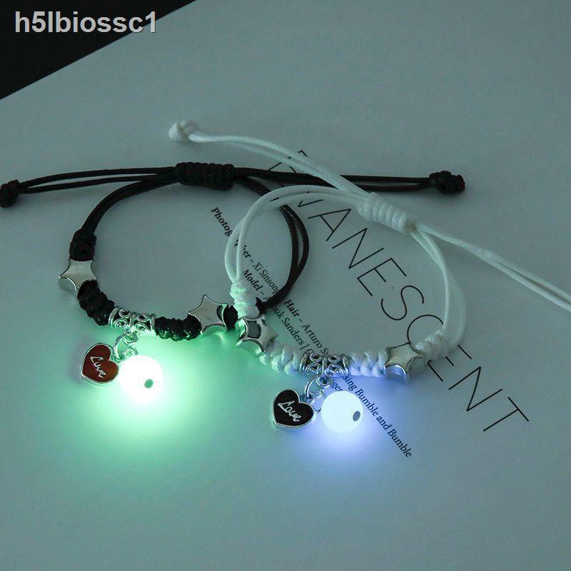 ❒✢✸Vòng tay dạ quang nữ bản Hàn Quốc tình thân giữa hai bạn gái phát sáng nam và học sinh tiểu cặp đôi món quà | BigBuy360 - bigbuy360.vn