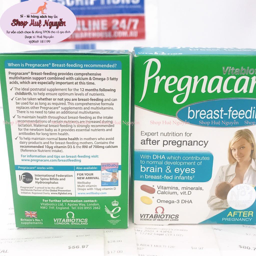 Vitamin tổng hợp Bú Anh- Vitabiotics Pregnacare Breastfeeding Bổ Sung Dưỡng Chất Cho Sữa Mẹ - bổ sung vitamin và lợi sữa