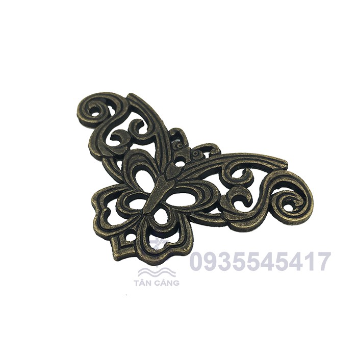 2 Hoa văn trang trí Cổ điển Hình bướm 05 - KT:5.7cm - A064005