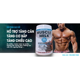 FREE SHIP 1KG Sữa Tăng Cân, tăng cơ Muscle milk cao cấp