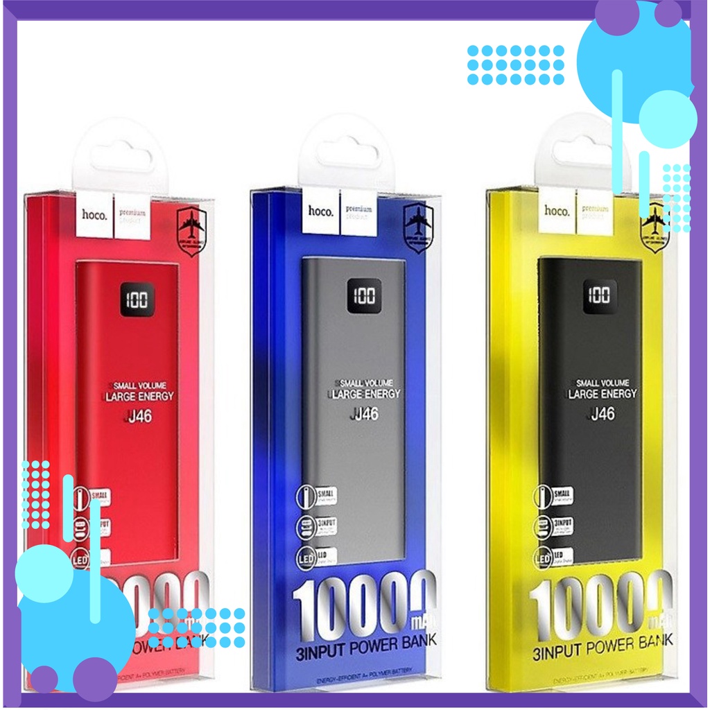 PIN DỰ PHÒNG HOCO J46 10.000MAH MINI (giao màu ngẫu nhiên )