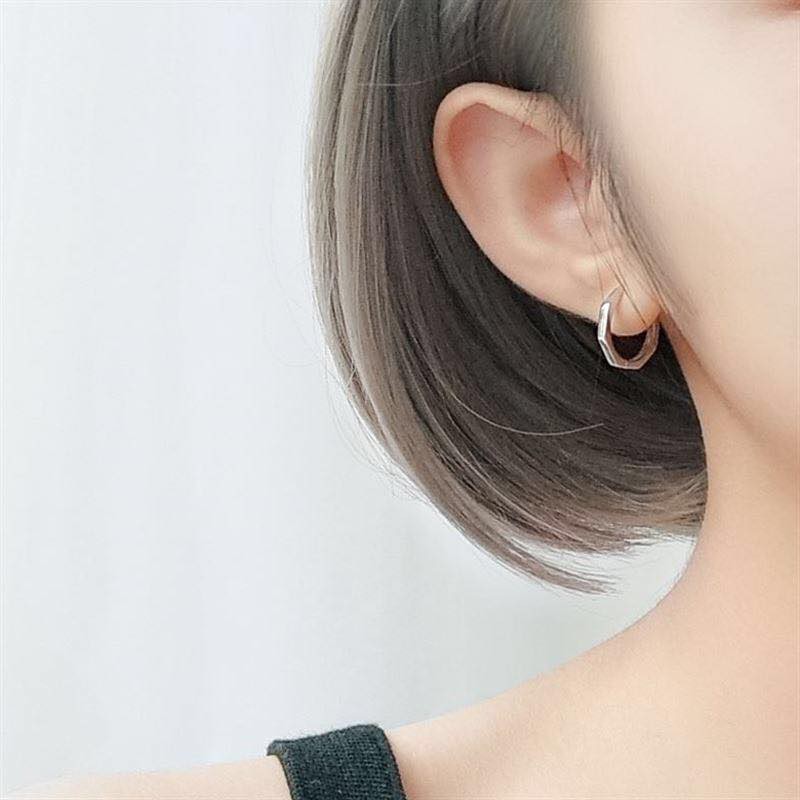 Khuyên titan bát giác gập đúc siêu cá tính UNII66