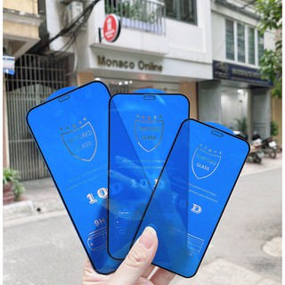 🔥12 🔥 ⚡️ Kính cường lực 10D/TÊ GIÁC ⚡️ Nền xanh Full Màn Tràn Viền cho 12/12mini/12pro/12promax