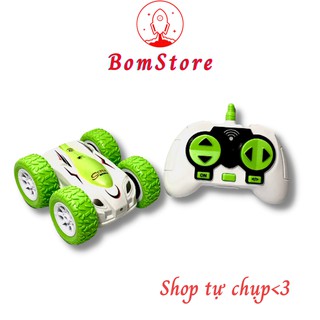 Xe ô tô điều khiển từ xa , xe nhào lộn 360 có đèn có thể sạc pin