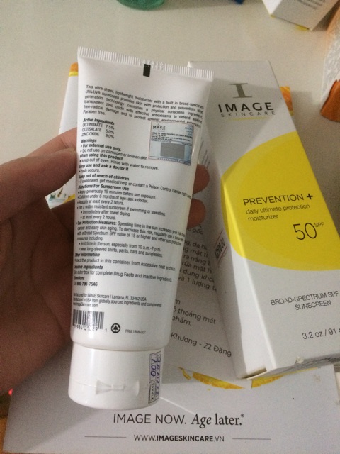 Kem chống nắng Image SPF50 91g/170g