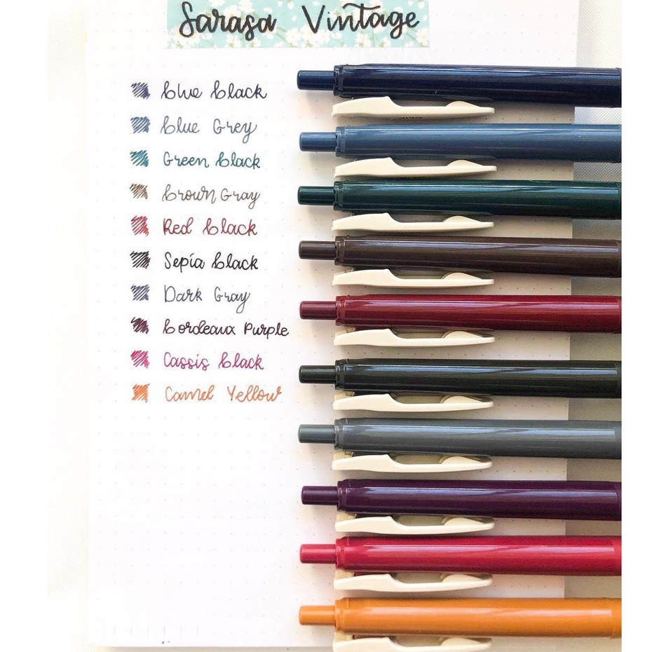 Viết Gel Sarasa Clip Vintage - Zebra Nhật Bản