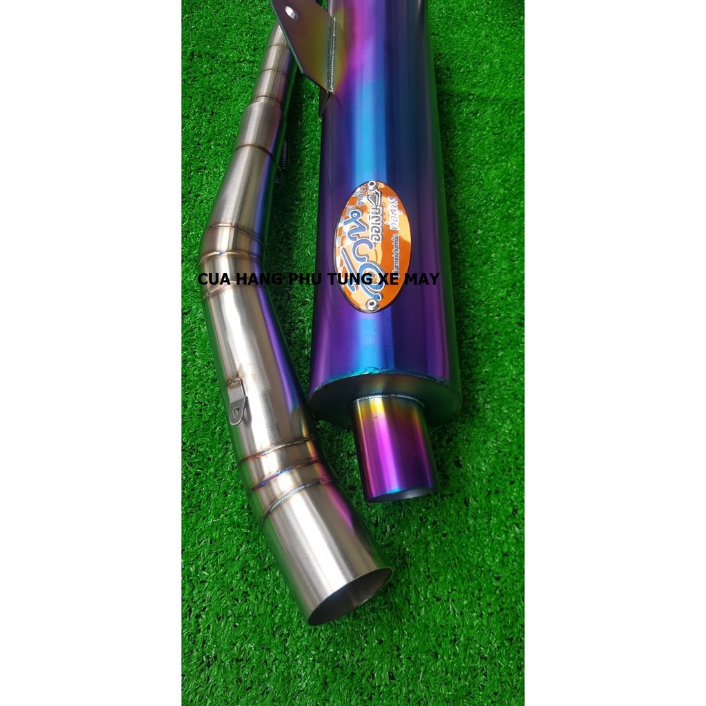 PÔ TITAN THÁI - KÈM CỔ 2 KHÚC MỐI HÀN TITAN GẮN EX 135 - EX 150 - RAIDER FI - SATRIA