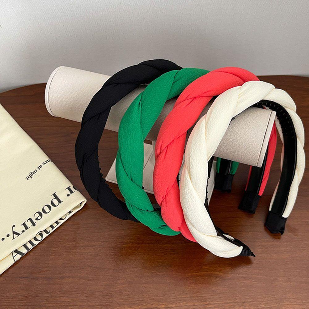 Băng Đô Đội Đầu Bằng Xốp Nhiều Màu Sắc Phong Cách Bohemia Hàn Quốc Cho Nữ