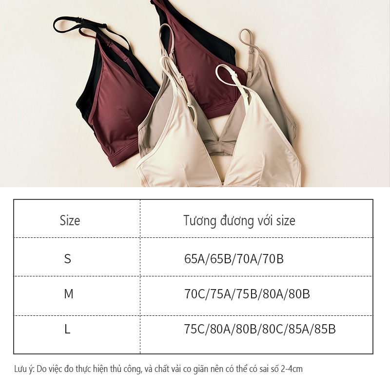 Áo Lót Bralette SepSweet Lụa Có Đệm Mỏng Siêu Mềm B511