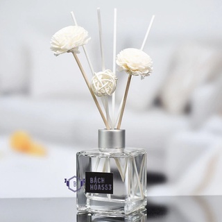 Chai tinh dầu thơm phòng que tự khuếch tán Longfine Therapy Diffuser Hando 50ml