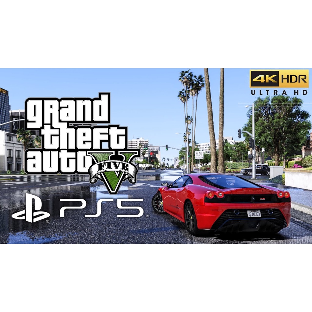 Đĩa Game Gta V Ps5