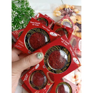 Sỉ 10 hộp 1gr negin nhụy hoa nghệ tây saffron của iran hiệu bahraman