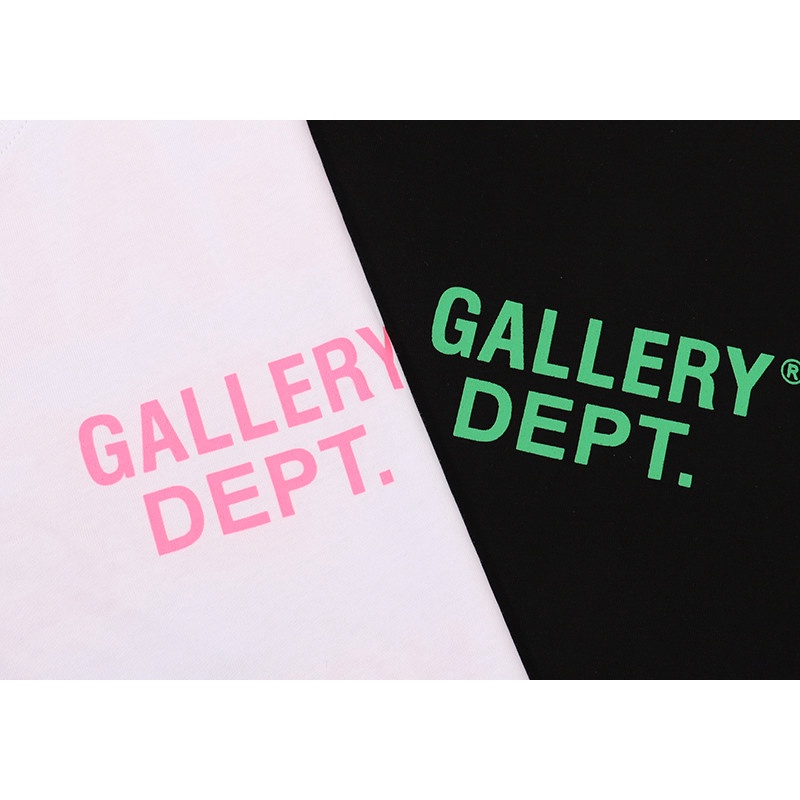 Áo Thun Cotton Tay Ngắn In Chữ GALLERY DEPT Thời Trang Dành Cho Cặp Đôi