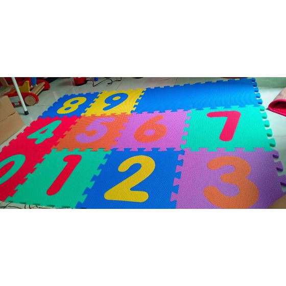 THẢM XỐP CAO CẤP CHO BÉ SMILE PUZZLE - CHỮ SỐ - KHÔNG MÙI - TIÊU CHUẨN CHÂU ÂU