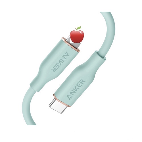 Cáp sạc nhanh Anker PowerLine III Flow USB C - L siêu mềm A8662 dài 0.9m