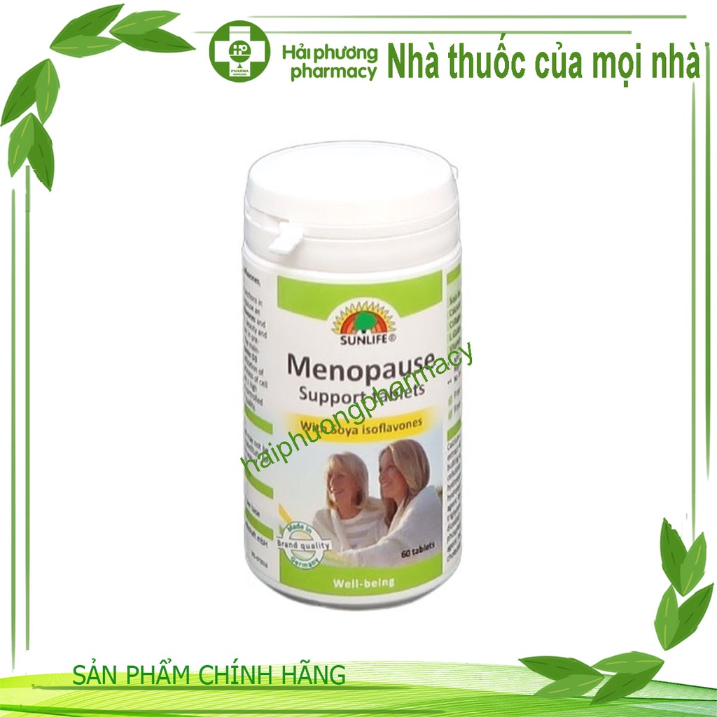 [GIÁ GỐC] Menopause Support Tablets tăng nội tiết tố nữ Hộp 60 viên