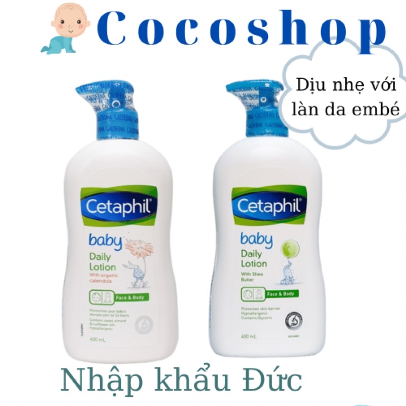 Sữa dưỡng da hằng ngày Cetaphil Baby Daily Lotion 400ml