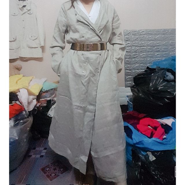 Thanh lý áo khoác măng tô size dưới 65kg