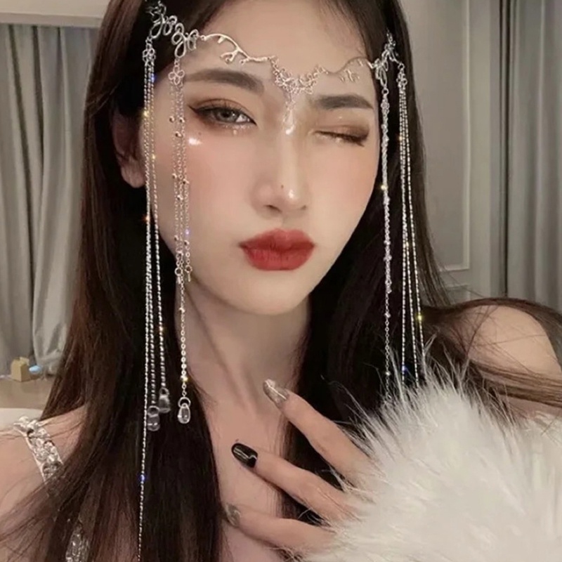 Dây Chuyền Dáng Dài Đính Đá Hình Giọt Nước Phong Cách Boho