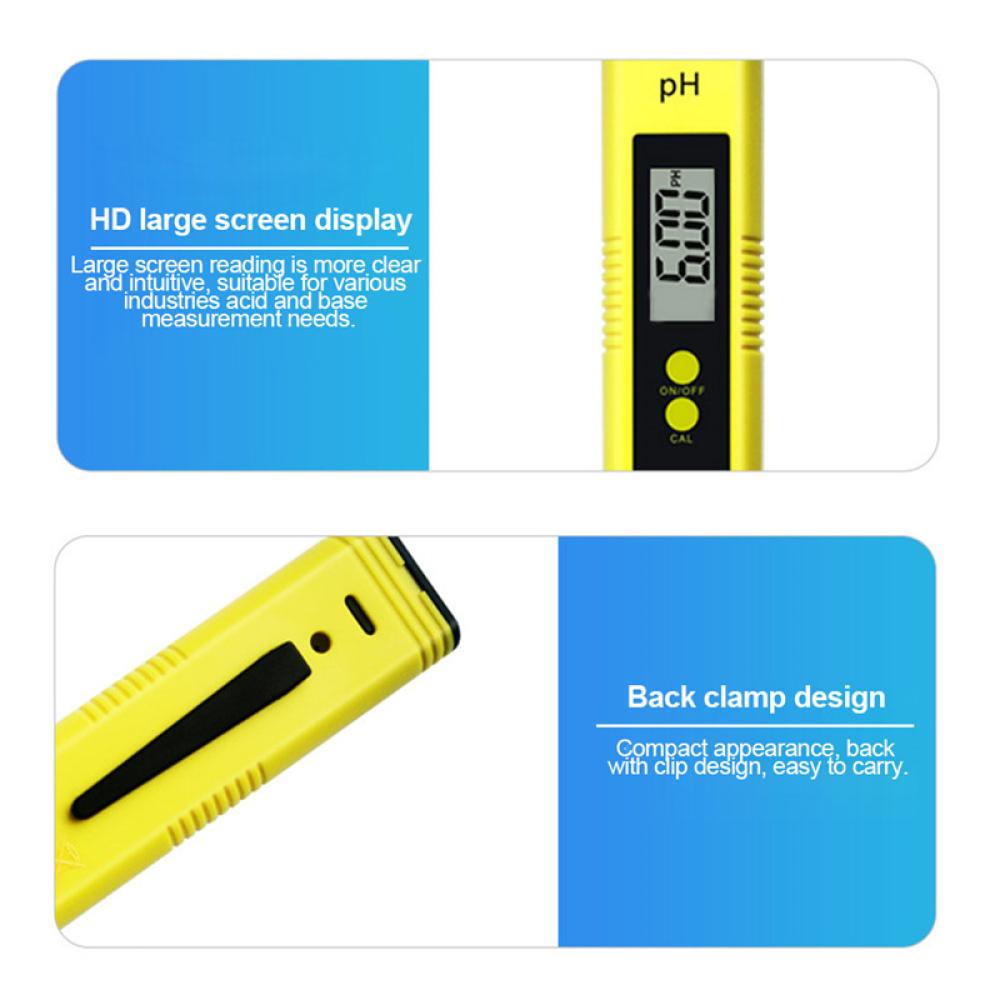 Dụng Cụ Đo Độ PH 0.01 PH Độ Chính Xác Cao TDS EC 0-14 Cho Bể bơi A7T3