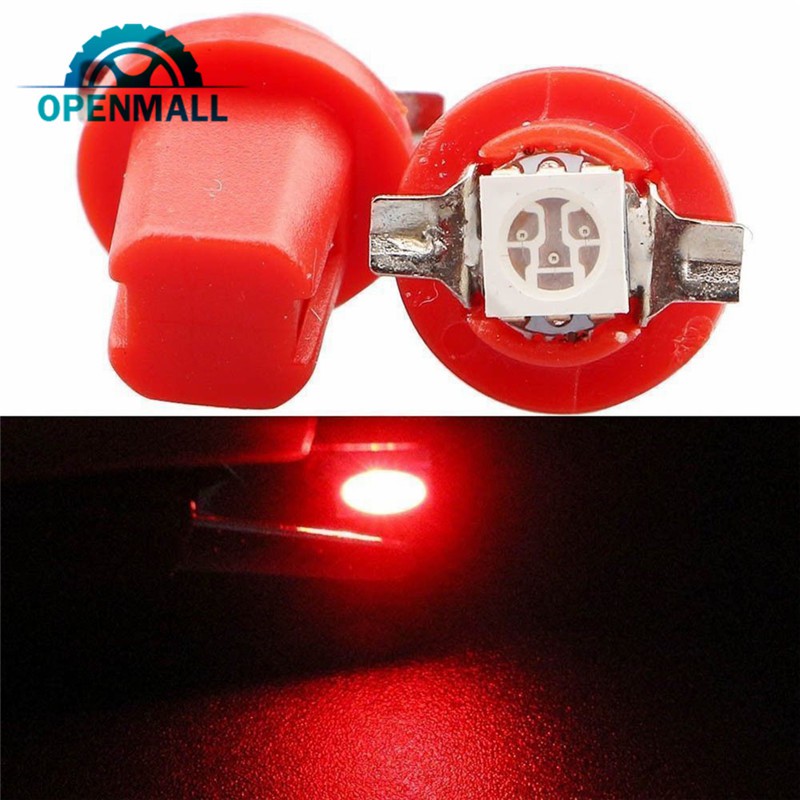 Bộ 10 đèn LED 1smd T5 gắn bảng điều khiển xe ô tô