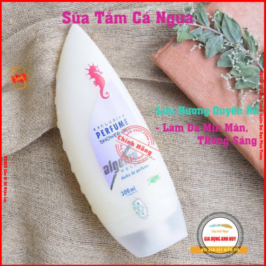 Sữa Tắm Cá Ngựa [CHÍNH HÃNG 100%] Giúp Lưu Hương Thơm và Làm Trắng Da Chưa Bao Giờ Làm Bạn Thất Vọng - HD365