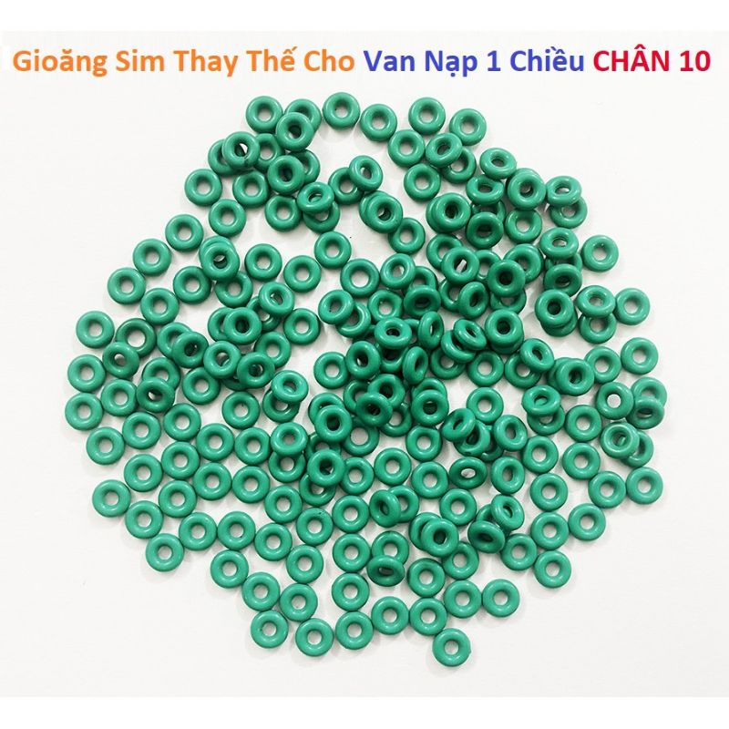 Gioăng Ron Sim Xanh Thay Thế Van Nạp Một Chiều Ren 10mm