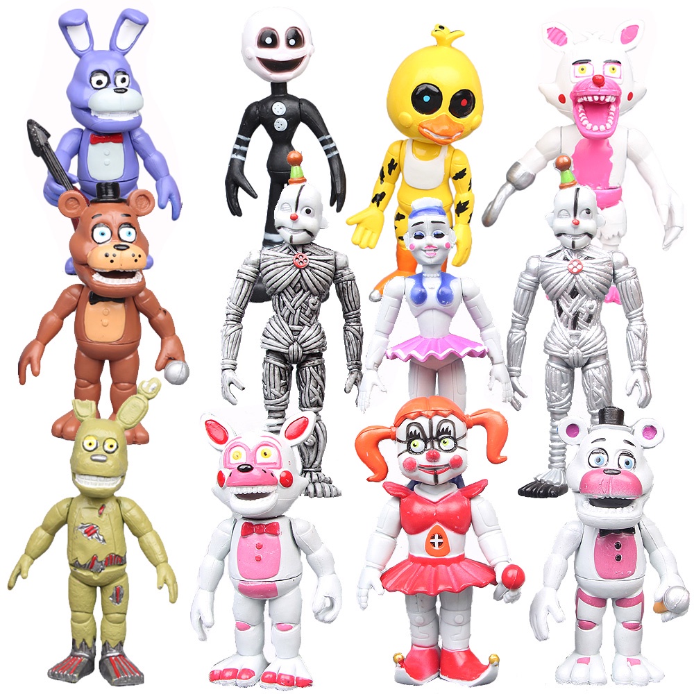 Mô Hình Nhân Vật Trong Phim Kinh Dị Fnaf Nightmare Mangle Actioon