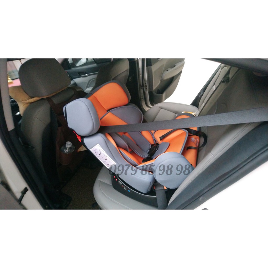 Ghế ngồi ô tô cho bé xoay 360 có isofix, 0-12 tuổi - ZARACOS ( HÀNG CHÍNH HÃNG )