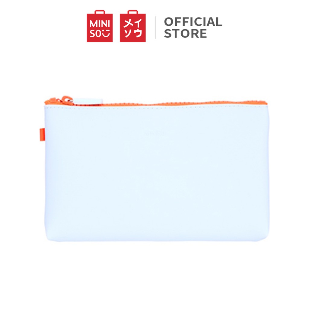 Túi đựng mỹ phẩm silicone (xanh nhạt) Miniso