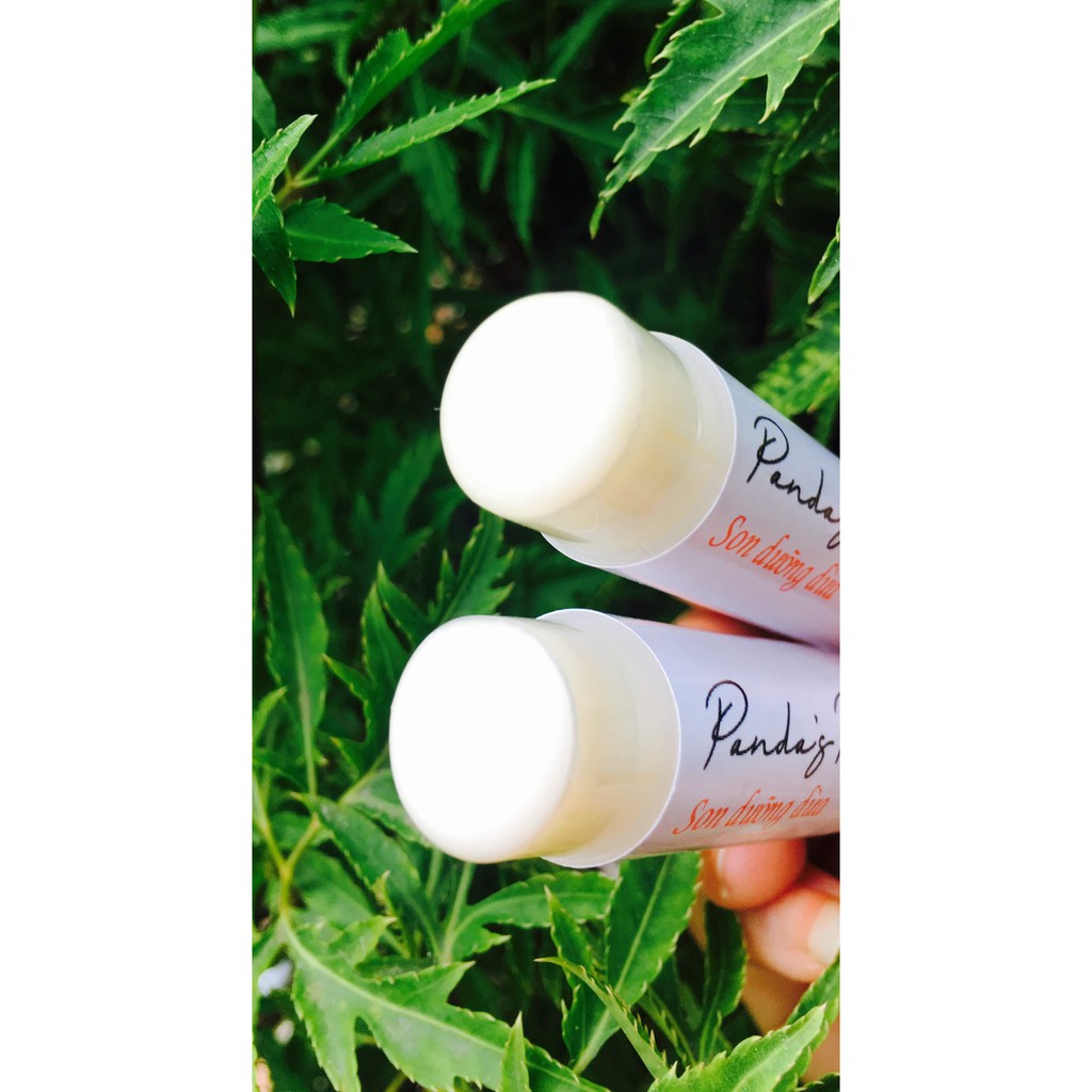 Son Dưỡng Dừa Panda's Pu 100% thiên nhiên Handmade không chất bảo quản an toàn cho mẹ bầu