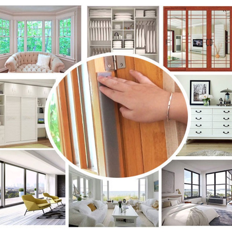 Bộ 2 Cuộn Băng Keo Dán Viền Cửa Chống Bụi Chống Tiếng Ồn