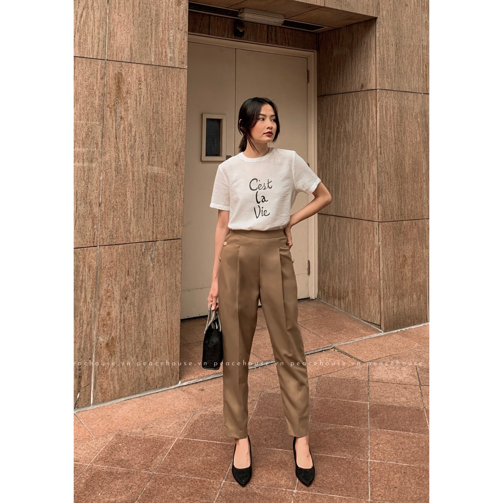 Quần baggy nút hông , Peace House Clothing