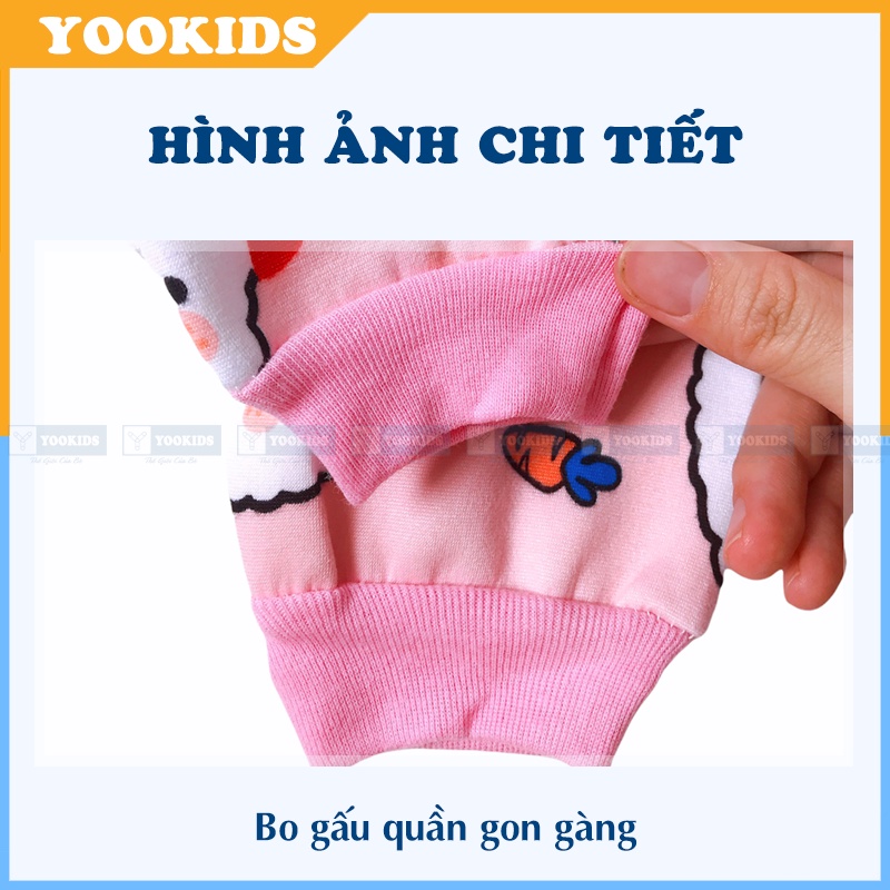 Quần nỉ bông cho bé YOOKIDS lót lông mềm dày ấm họa tiết cực xinh, Quần nỉ cho bé trai bé gái 1 2 3 4 tuổi