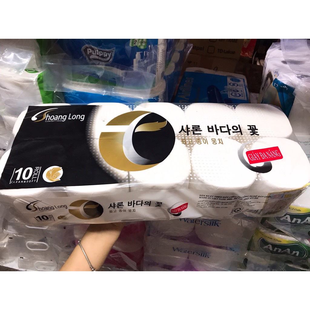 Lốc 10 cuộn giấy đa năng Hoàng Long