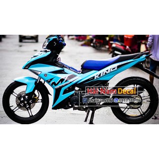 Tem trùm exciter 150 xanh ngọc