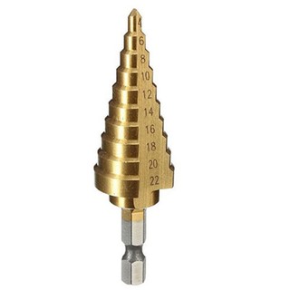 Mũi khoan bằng titan khoan gỗ / kim loại 4-22mm