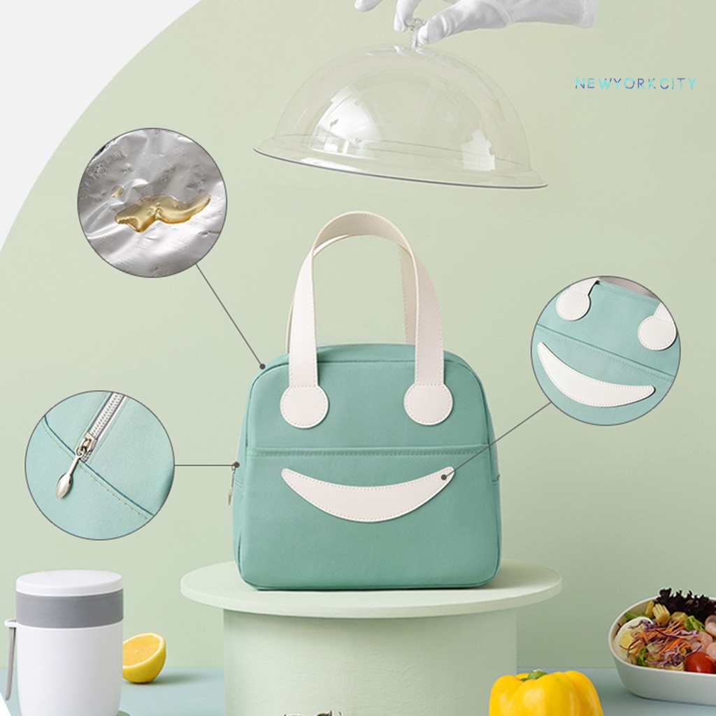 Túi Đựng Hộp Cơm Trưa NYC Giữ Lạnh Sức Chứa Lớn Có Tay Cầm Cho Văn Phòng