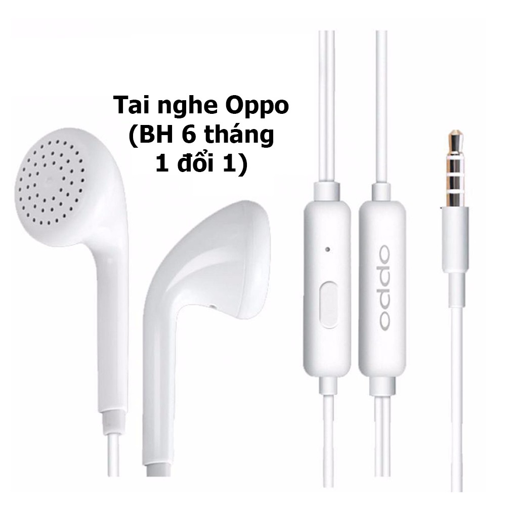 [Mã ELORDER5 giảm 10K đơn 20K] [Freeship toàn quốc từ 50k] Tai nghe nhét tai Oppo (jack 3.5mm)