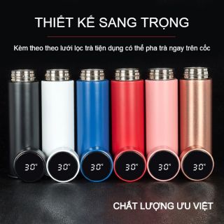 Bình giữ nhiệt có đến led 500ml lõi inox 304