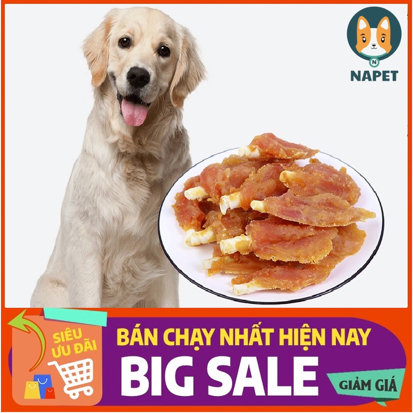 Bánh thưởng cho chó ức gà chất lượng cao bổ sung dinh dưỡng gấp 5 lần thịt tươi cho thú cưng