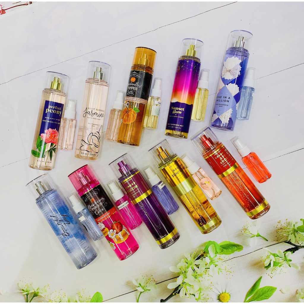 [Bill Mỹ] [ 33 ml ]  Xịt thơm body mist  Bath And Body Works nhiều mùi | BigBuy360 - bigbuy360.vn