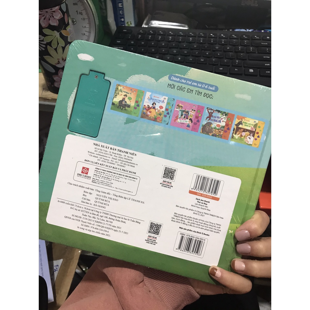 Sách - Sách âm thanh : Thỏ và rùa ( Đinh Tị )