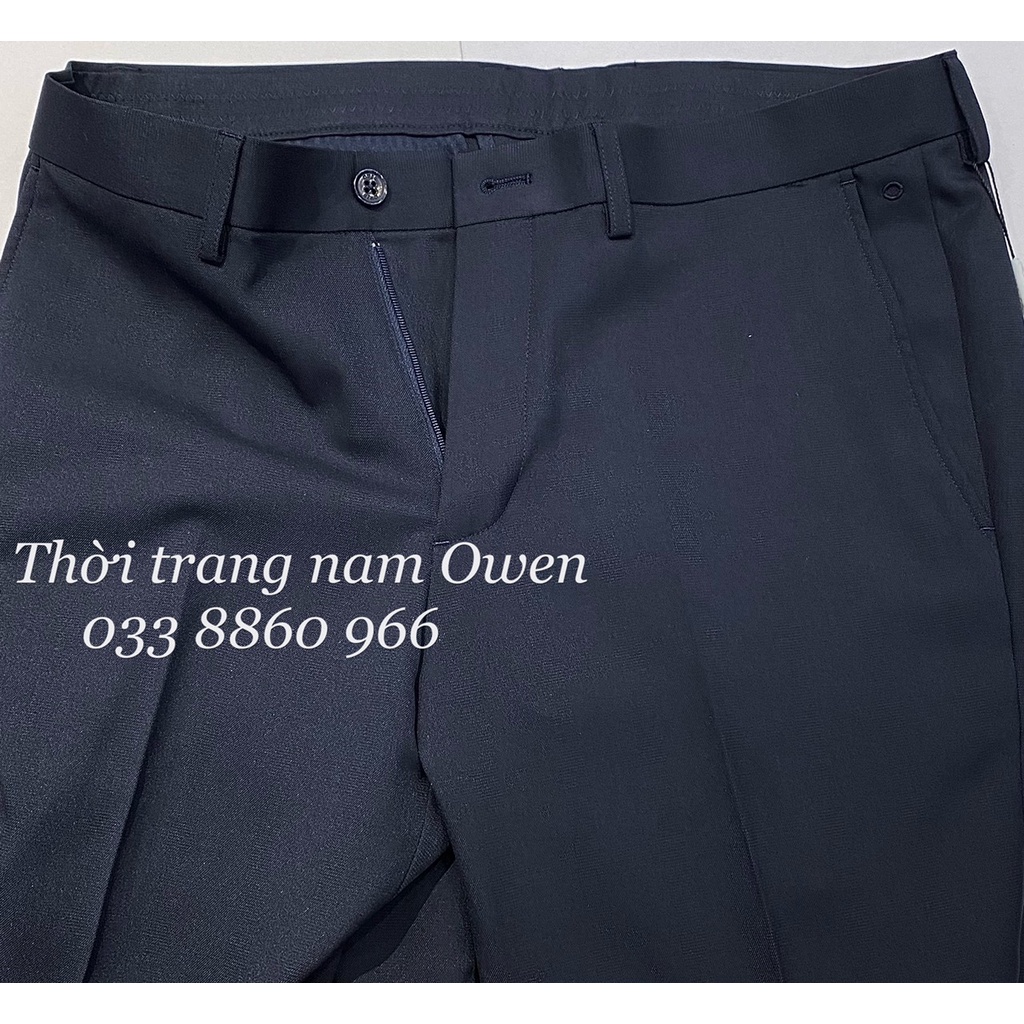 OWEN - Quần âu nam Owen dáng ôm TRENDY trẻ trung 100% Nano màu xanh navy 22440 - quần tây Owen