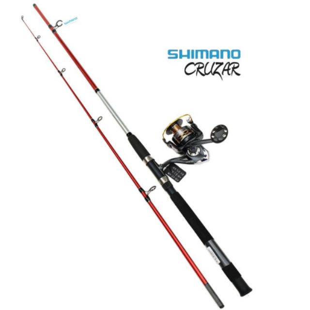 Bộ cần 2 khúc shimano máy yolo cs kim loại