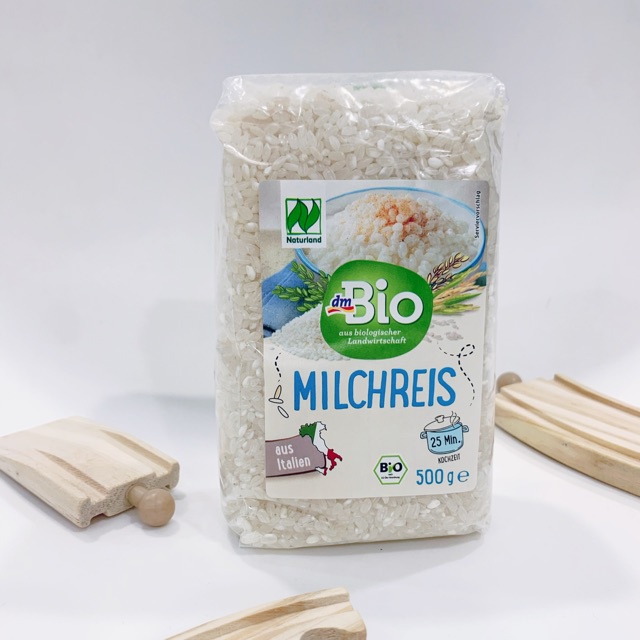 Hàng Air : Gạo sữa hữu cơ Bio Milchreis 500g cho bé ăn dặm (HSD: 9/2022)